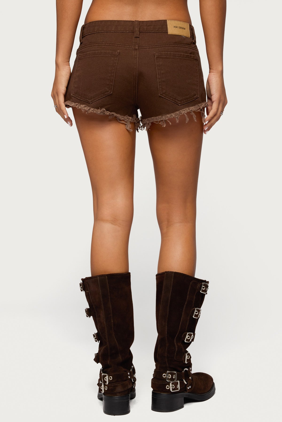 Josefina Low Rise Denim Shorts