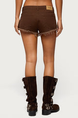 Josefina Low Rise Denim Shorts