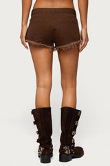Josefina Low Rise Denim Shorts