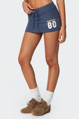 Brooklyn Embroidered Micro Skort