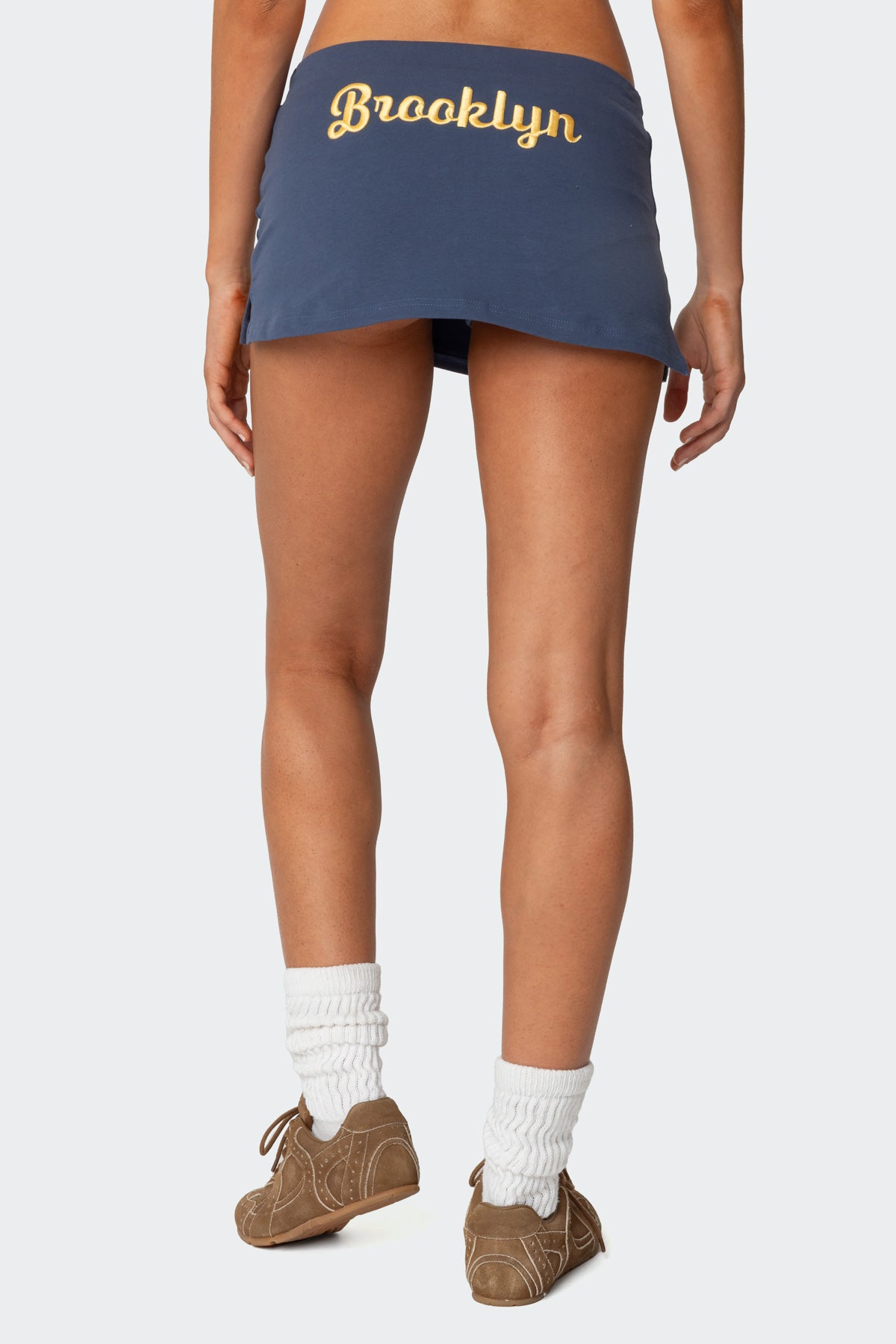 Brooklyn Embroidered Micro Skort