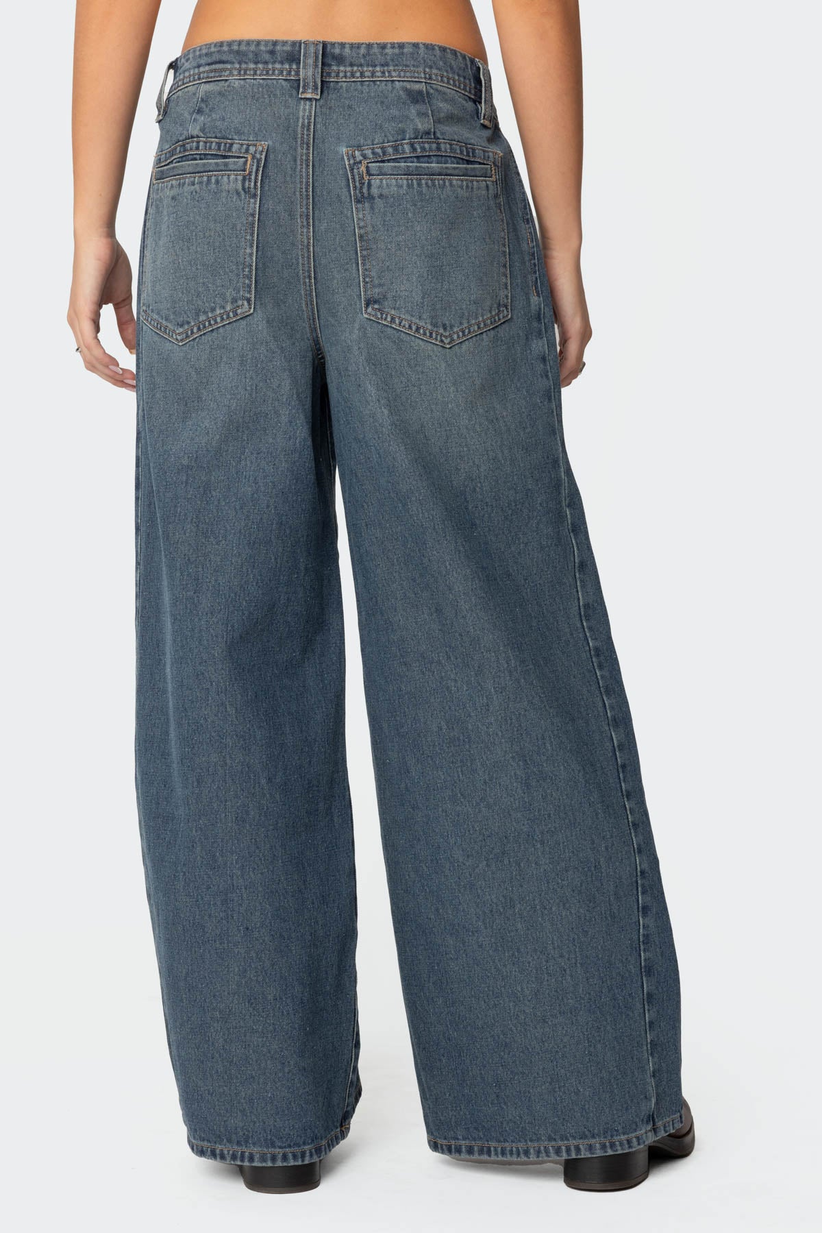 Hilla Side Split Baggy Jeans