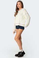 Eleni Cable Knit Sweater