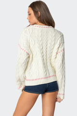 Eleni Cable Knit Sweater