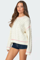 Eleni Cable Knit Sweater