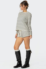 Jordyn Striped Long Sleeve T Shirt