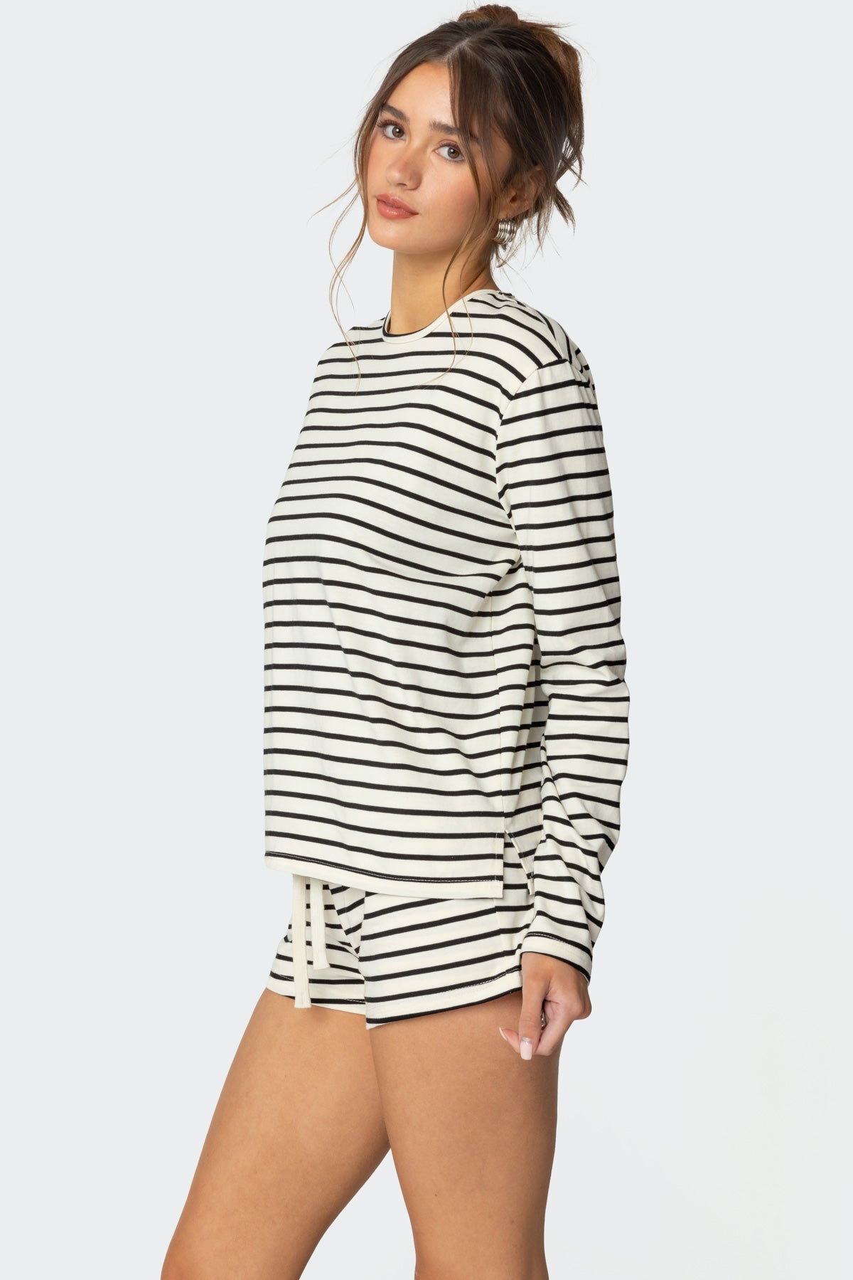 Jordyn Striped Long Sleeve T Shirt