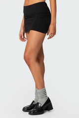 Aisha Low-Rise Mini Skirt