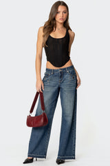 Davis Grommet Low Rise Jeans