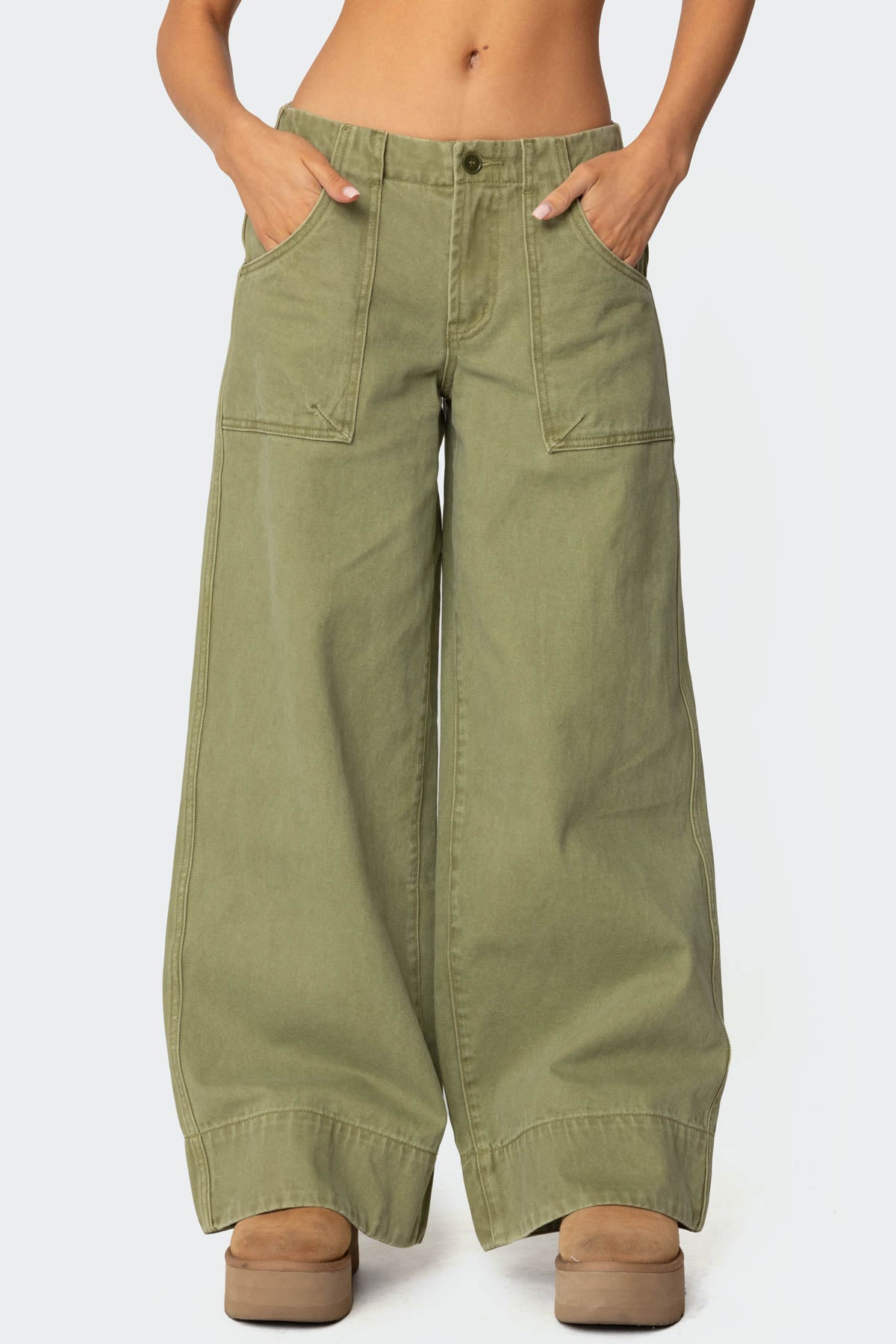 Vivienne Twill Baggy Pants