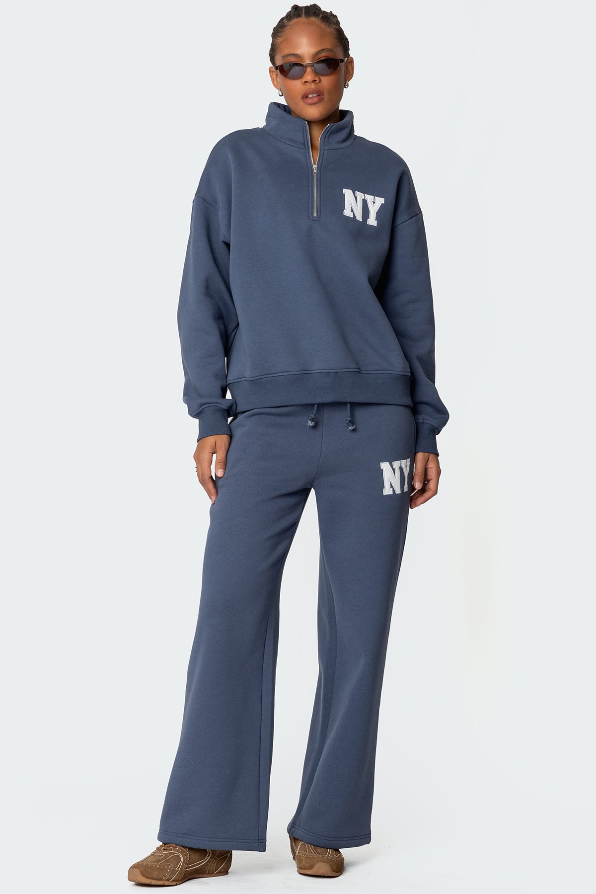 Ny Wide Leg Sweatpants