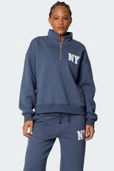 Ny Quarter Zip Sweatshirt