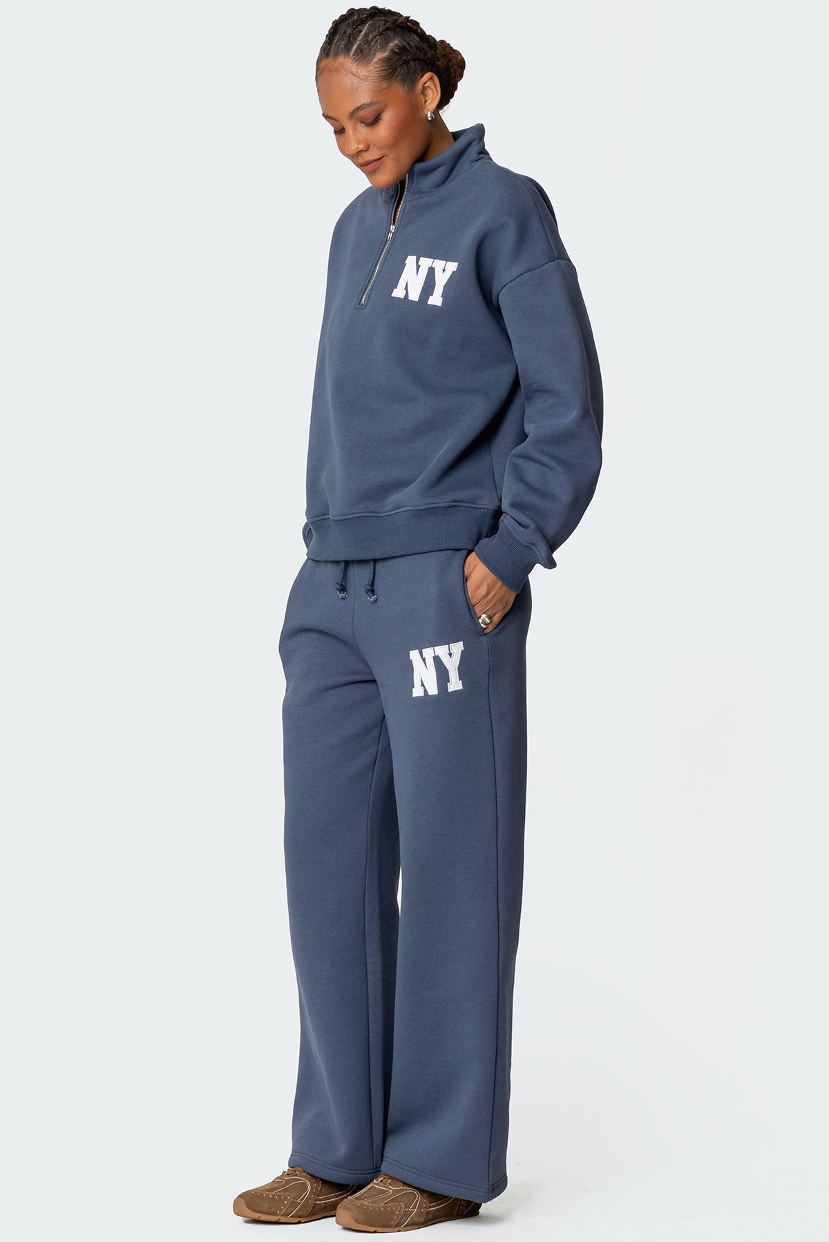 Ny Wide Leg Sweatpants