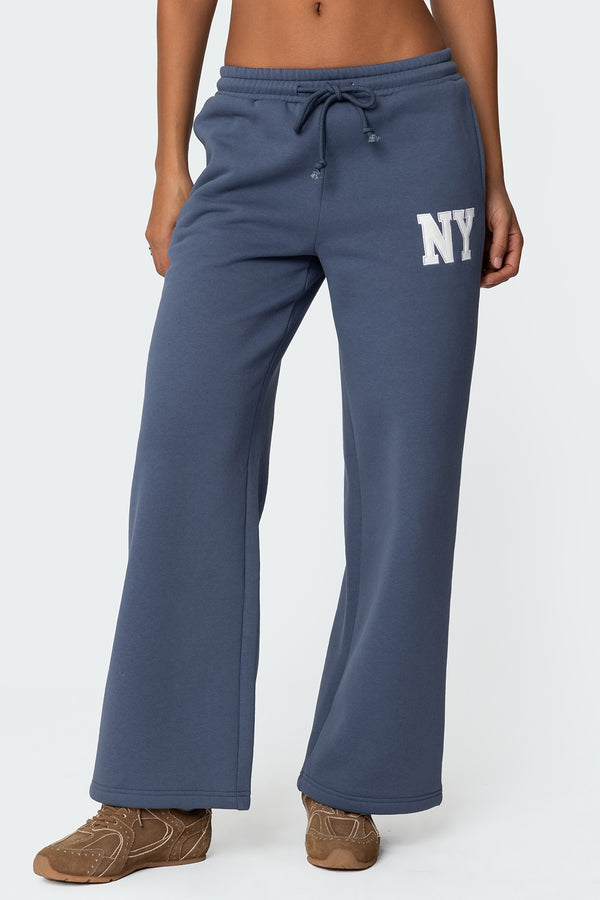 Ny Wide Leg Sweatpants