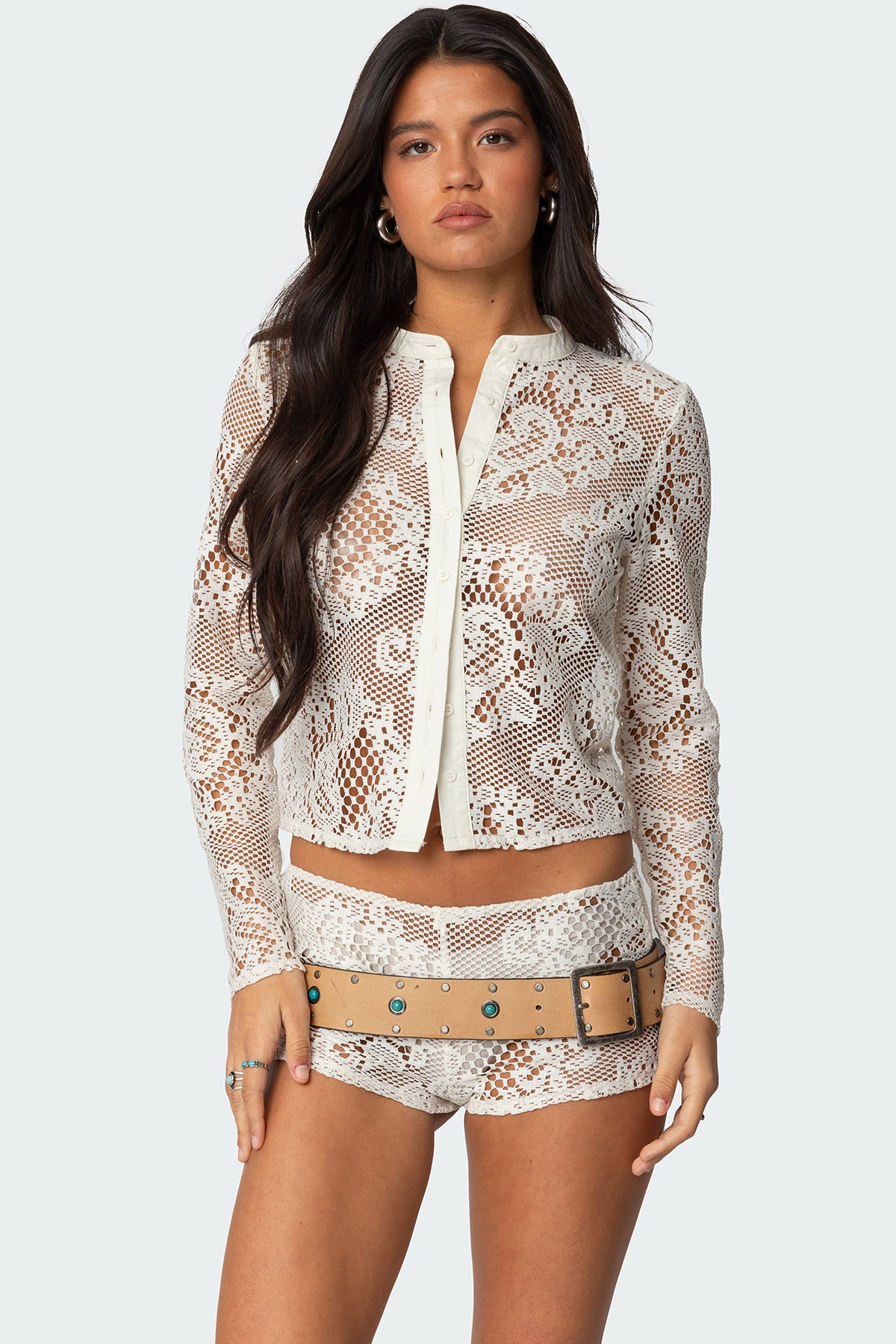 Peyson Sheer Lace Top