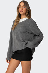 Martha Oversized V Neck Sweater