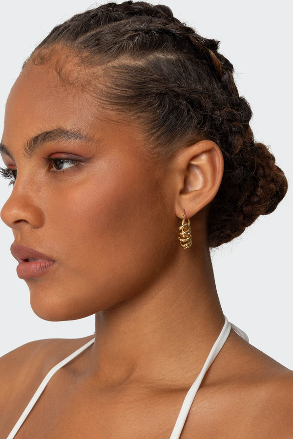 Coil Hoop Earrings