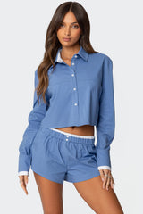 Danette Oversized Button Up Shirt