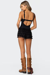 Lacey Ruffled Romper