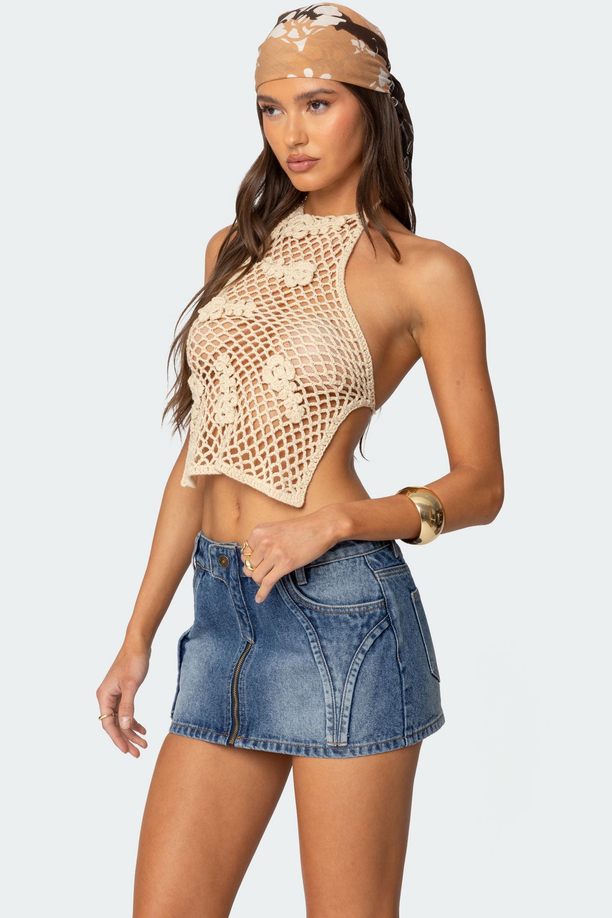 Syd Backless Crochet Top