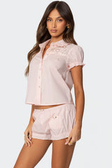 Lona Tailored Button Up Shirt