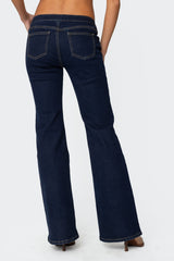 Alison Low Rise Flared Jeans