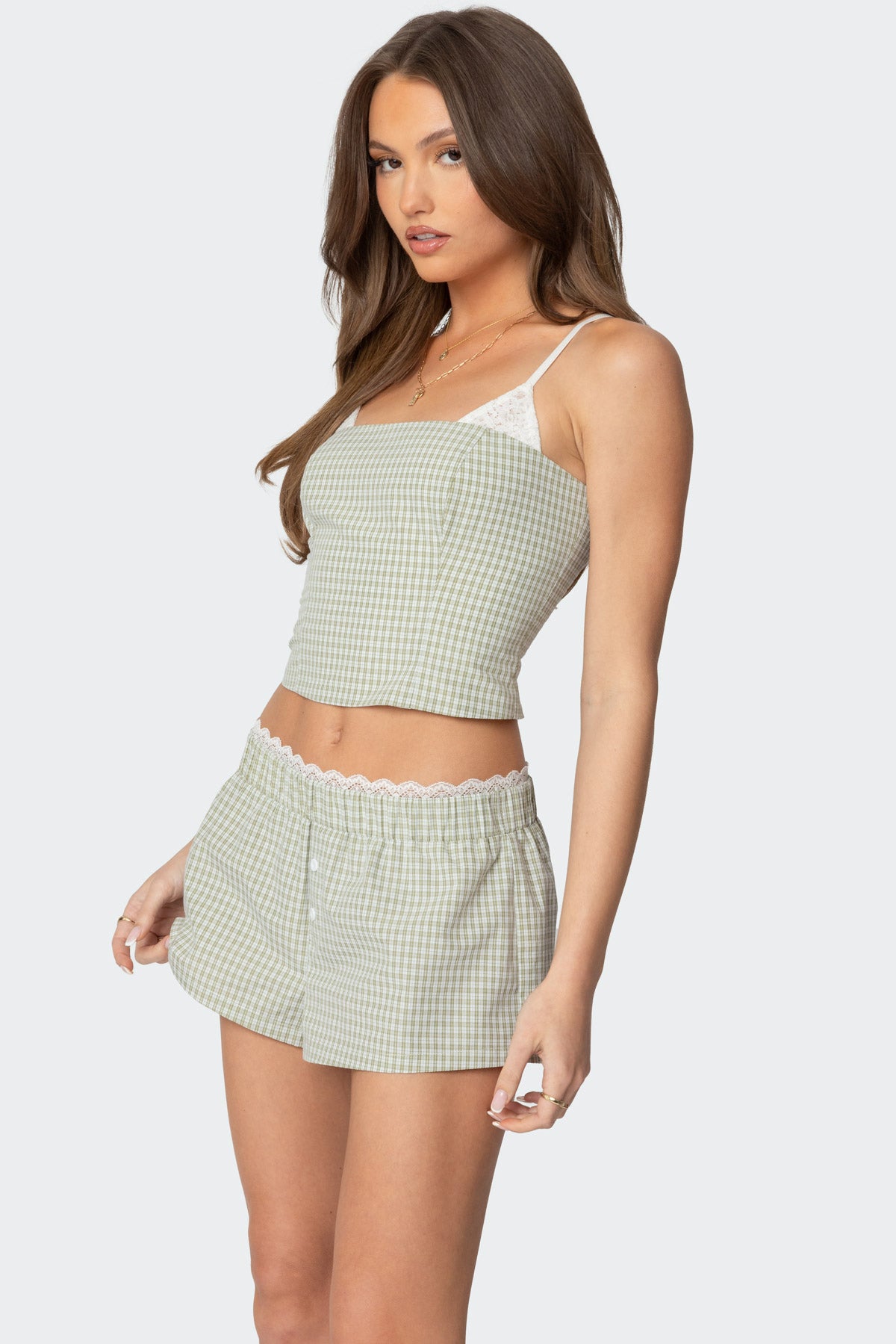 Lenorah Layered Gingham Top