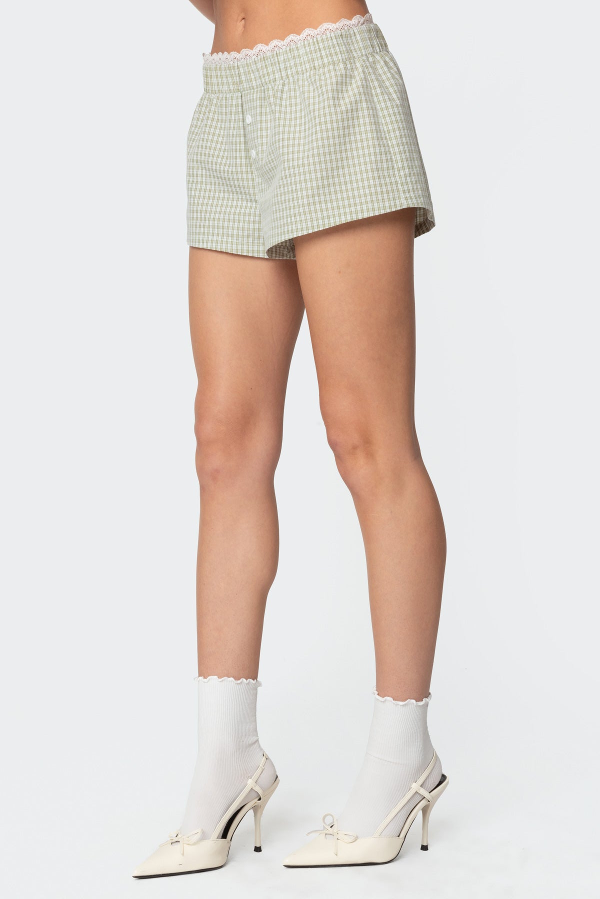 Lenorah Gingham Boxer Shorts