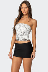 Laurie Polka Dot Tube Top