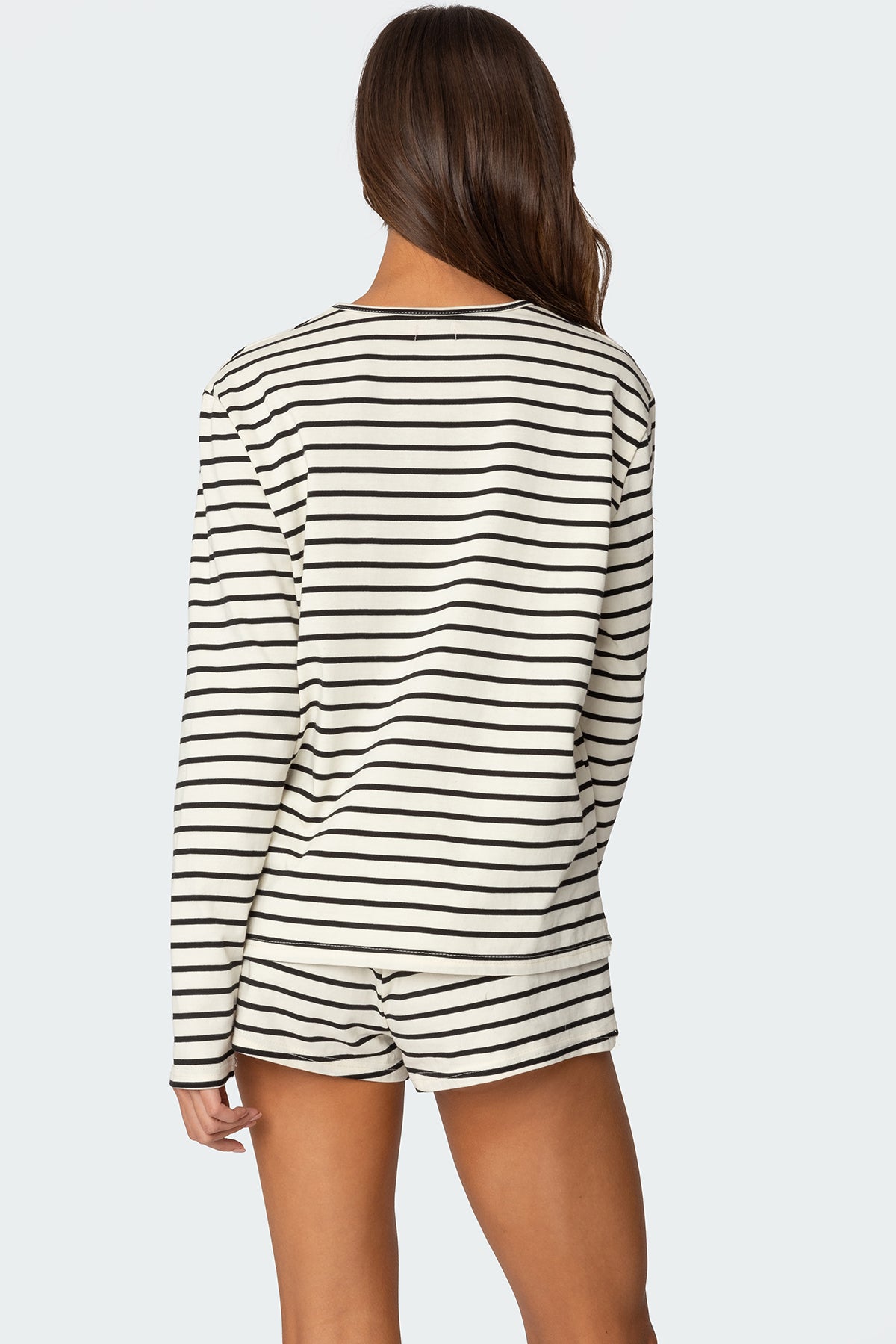 Jordyn Striped Long Sleeve T Shirt