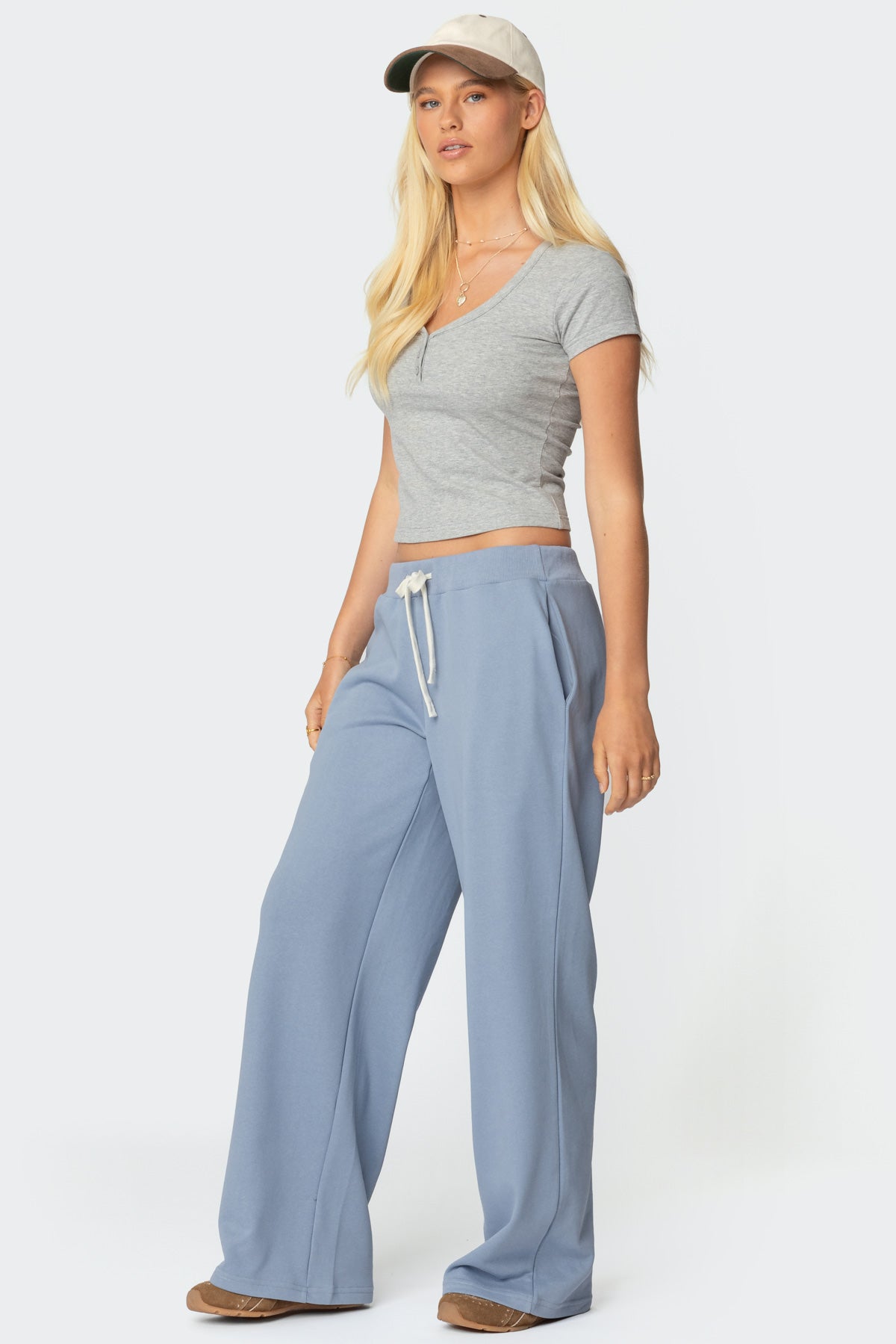 French Terry Straight Leg Sweatpants