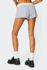 Isolde Scrunch Waist Sweat Shorts