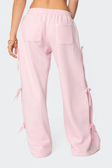 Claudette Baggy Ribbon Sweatpants