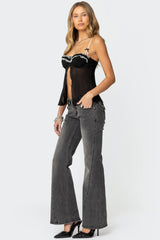 Colton Boot Cut Low Rise Jeans