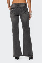 Colton Boot Cut Low Rise Jeans