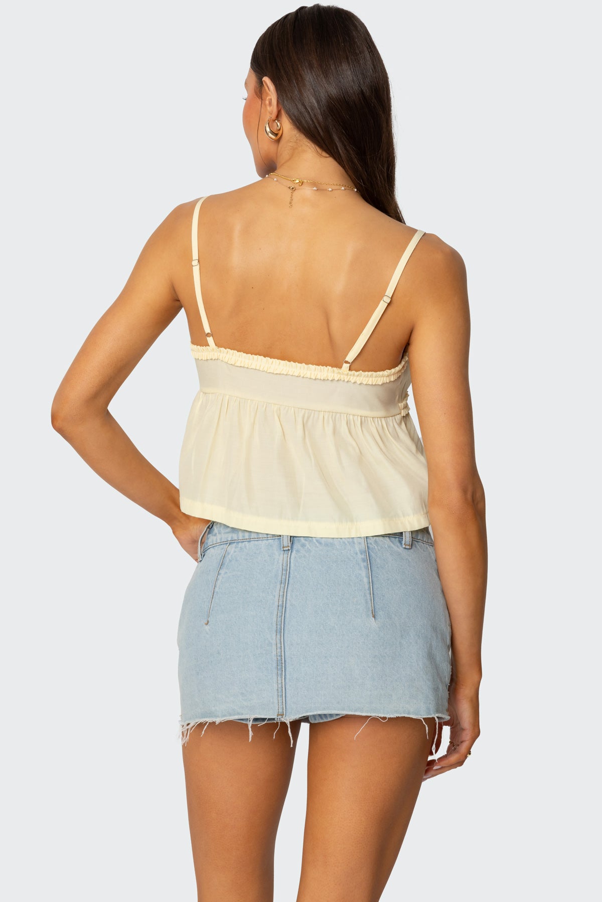 Loula Tie Front Tank Top