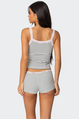 Sofi Striped Ribbed Tank Top