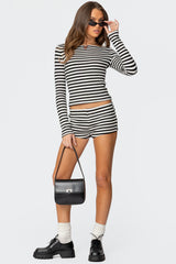 Hali Striped Knit Top