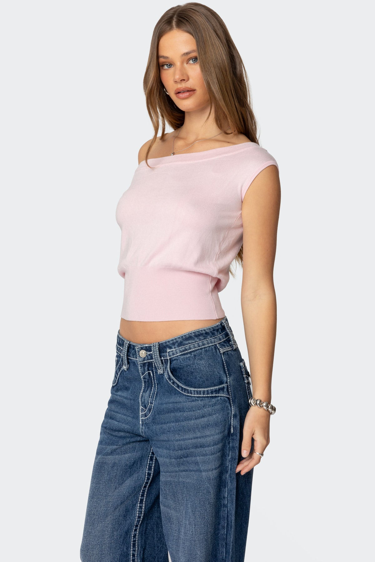 Michaela Off Shoulder Knit Top