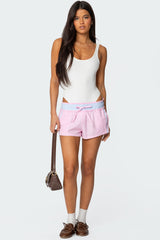 Baylee Contrast Striped Shorts