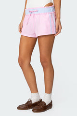 Baylee Contrast Striped Shorts