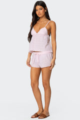 Talula Eyelet Babydoll Top