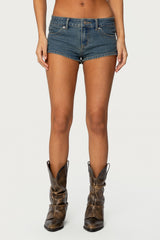 Jagger Low Rise Denim Shorts