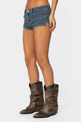 Jagger Low Rise Denim Shorts