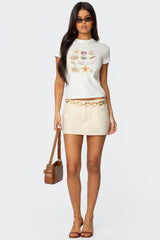 Addey Linen Look Mini Skort