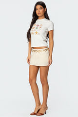 Addey Linen Look Mini Skort