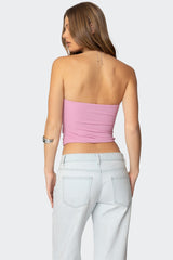 Ariella Cut Out Strapless Top