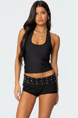 Kiana Ribbed Halter Top