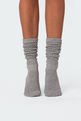 Slouchy Scrunch Socks