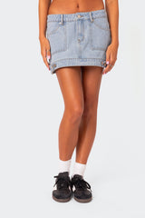 Foxx Denim Mini Skirt